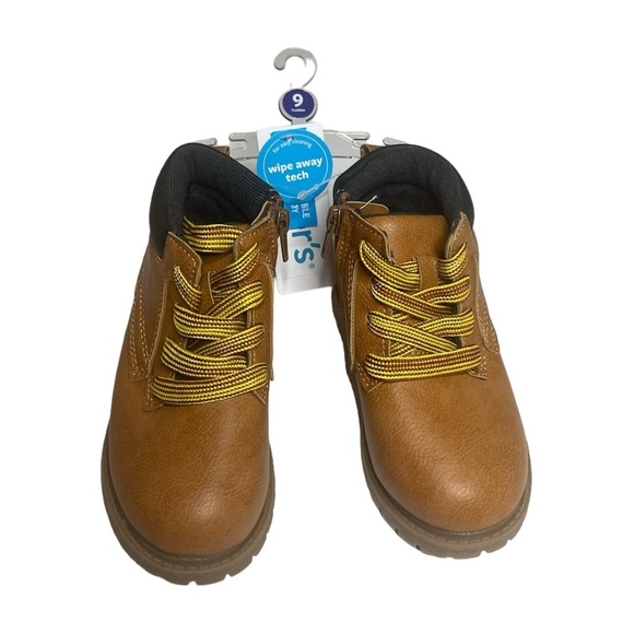 Toddler's Brown Hiking Boot Carters Size 9 - Picture 2 of 5